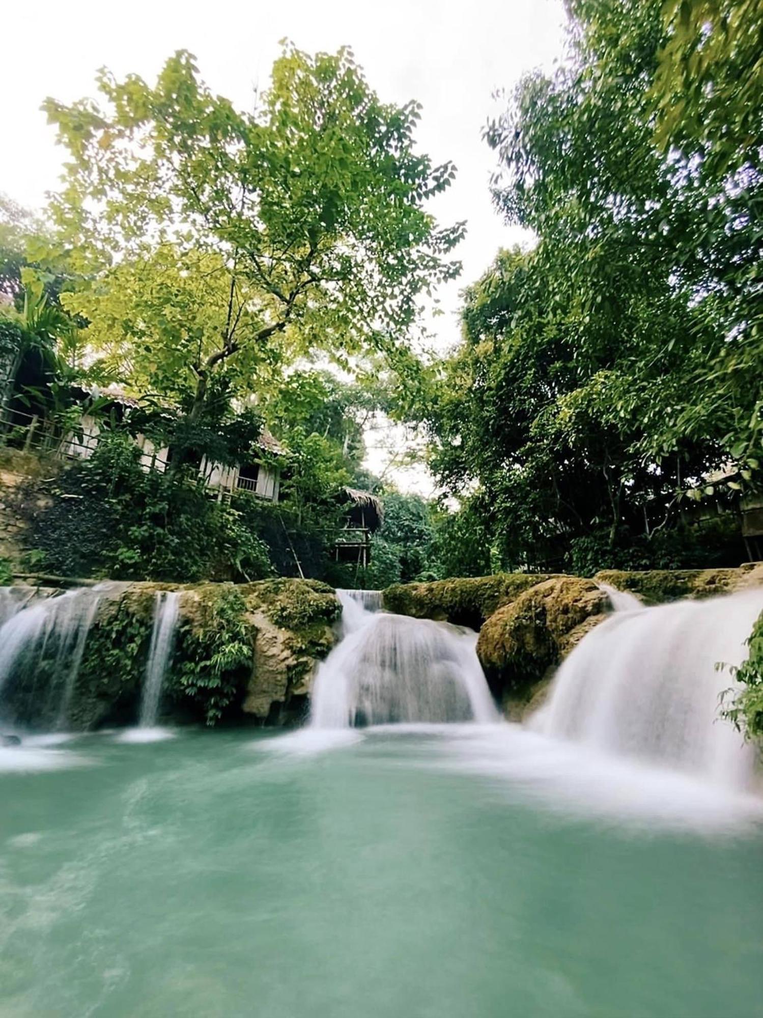 Lepont Mu Waterfall Bungalow Hòa Bình 外观 照片