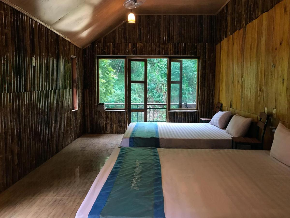 Lepont Mu Waterfall Bungalow Hòa Bình 外观 照片